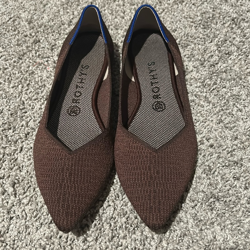 Hard to find Rothy’s Truffle Points 9.5